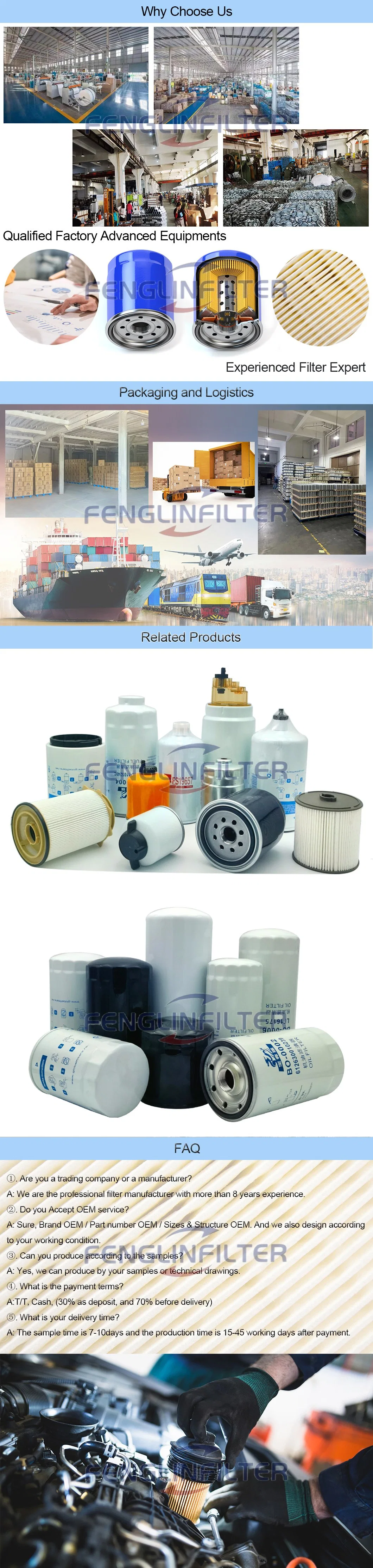 Auto Spare Parts OEM High Quality Excavator Diesel Engine Fuel Water Separator Filter Assembly 32/925915 32925915 for Jcb Filters