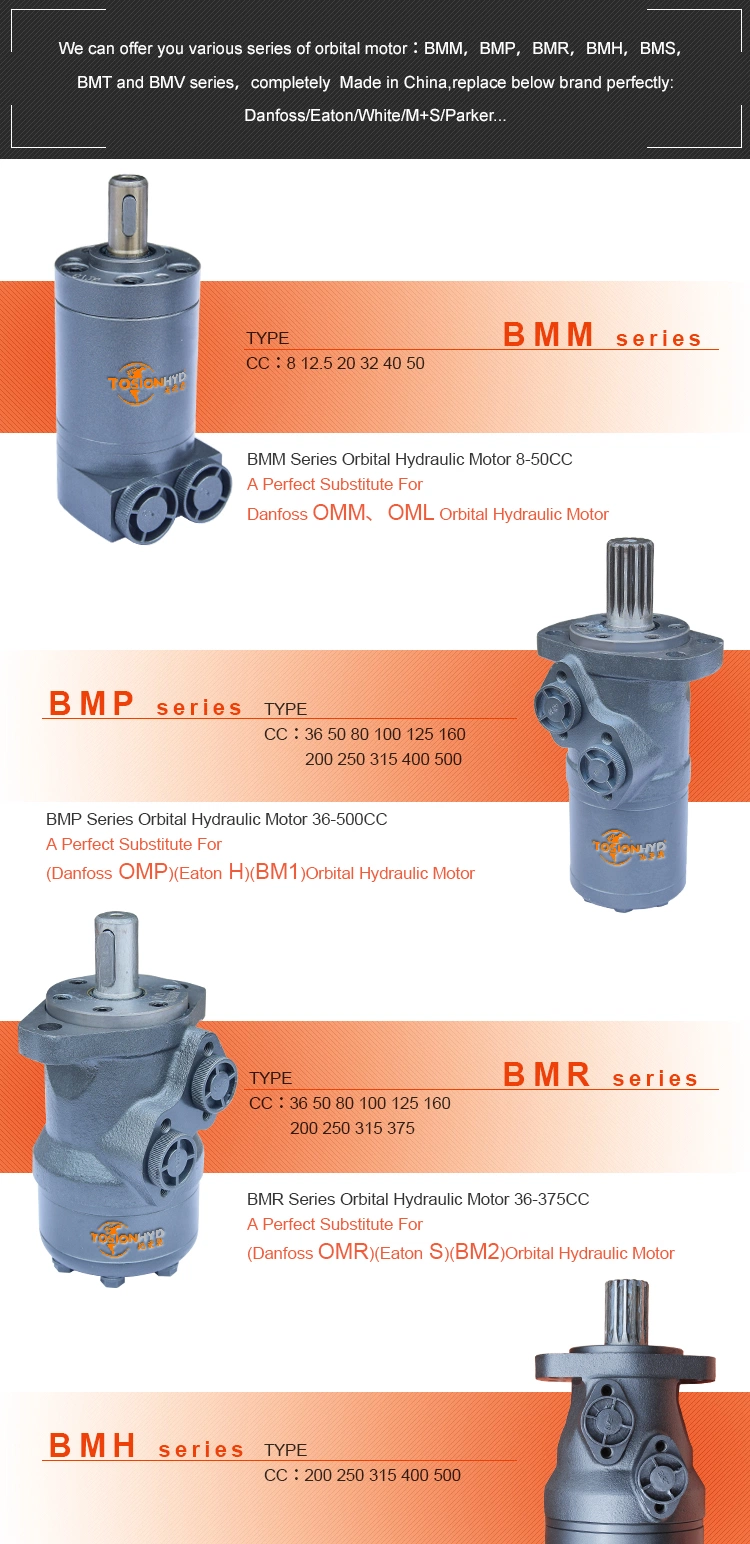 Bmv1000 Omv1000 Hmb Travel Cmw2 Hydraulic Pump Motor Assembly