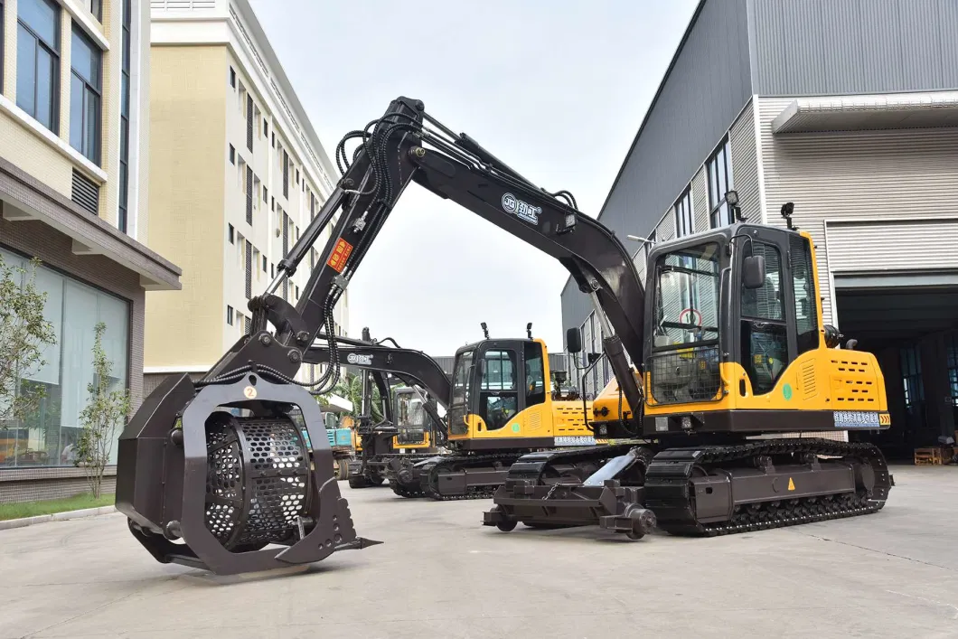 New Type Rotary Screen Bucket Excavator Made in China Uses Internal Combustion Drive