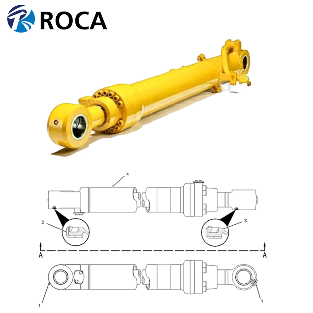 Hydraulic Boom Bucket Cylinder 320c Replacement Cat Excavator Used