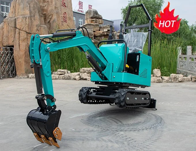 High Efficiency 7.6kw Engine Mini Digger Use in Soft and Wet Ground