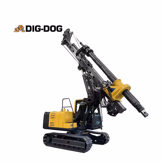 Mounted Core Drilling Rotary Drilling Rig Parts Rock Drill Excavator Attachment 
