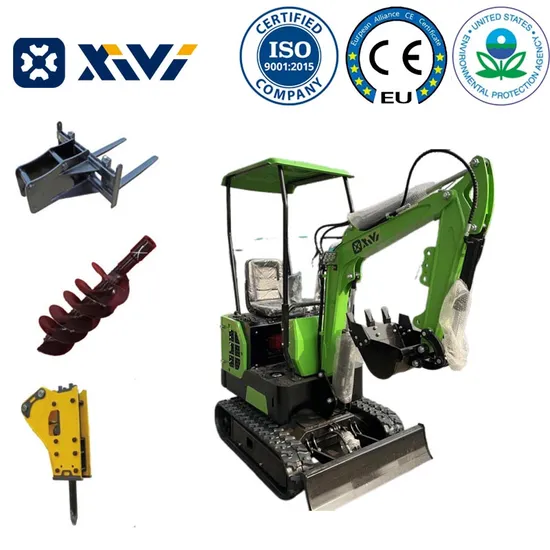 Engineering House Micro Digger Interior Renovation Small Excavator Concrete Crushing 1.2 Ton Mini Mining Excavators 