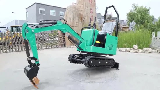 High Efficiency 7.6kw Engine Mini Digger Use in Soft and Wet Ground