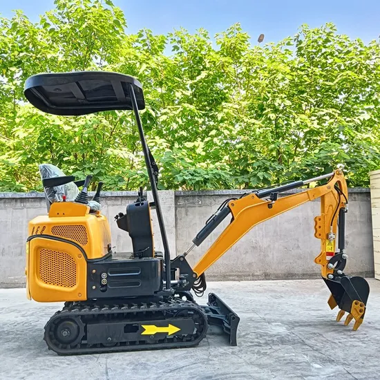 Rotary Excavator Digger 1ton 1.2ton Crawler Mini Bagger Excavator 